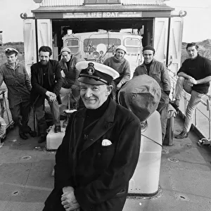 The crew of the city of Bradford III at Humber Lifeboat Station at Spurn Point