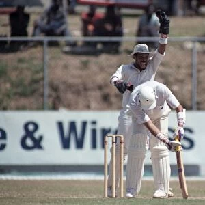 Cricket - Test. England v. Jamaica. February 1990 90-1064A-012 Local Caption