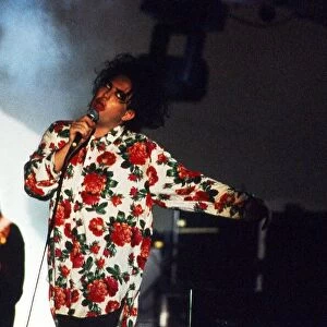 The Cure - Singer Songwriter Robert Smith onstage - August 1990 Robert Smith