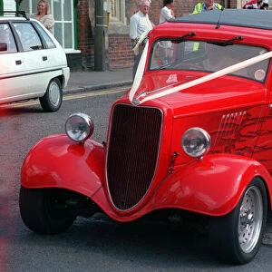 Custom Car Red 34 Ford