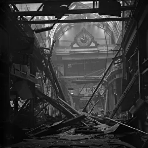 Damage to The Arcade that connects Corporation Street to Temple Row