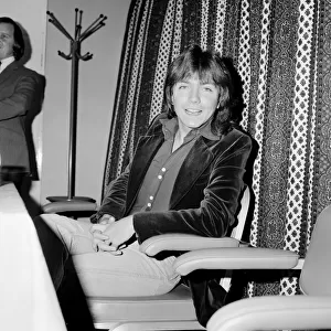 David Cassidy, singer, actor and musician, holds a press conference at The Skyways Hotel