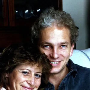 David Gower the former England Cricket Captain and girlfriend Vicki Stewart