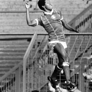 Delight for Birmingham City player Howard Gayle as he scores against Ipswich