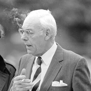 Denis Thatcher pictured smoking - 19 / 07 / 1988