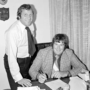 Derek Pillage - Pro Golf Coach - February 1974 with scottish golfer Willie Milne as