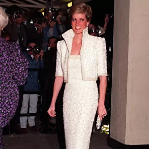 Diana, Princess of Wales attends The British Fashion Awards