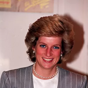 Diana, Princess of Wales pictured at a London charity presentation - 1989