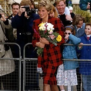 Diana, Princess of Wales, who is patron of the charity Turning Point