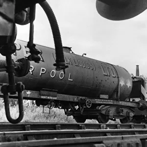 One of the two diesel locos that serve Kirkby Industrial Estate, Merseyside