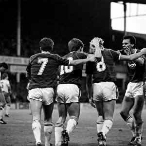 Division One Football 1985 / 86 Season. West Ham v Everton, Upton Park