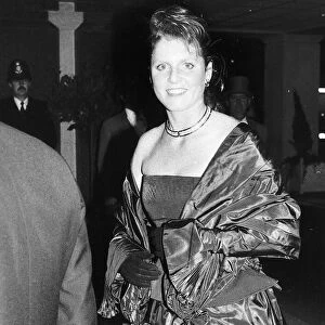 Duchess of York Sarah Ferguson at the ball, October 1987