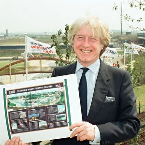 Duncan Hall, Chief Executive of TDC on the Tees Barrage site. 13th July 1995