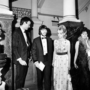 Elizabeth Taylor and Richard Burton hosts at the screening of "