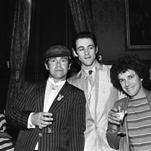 Elton John, Bob Geldof and Leo Sayer attending a House of Commons reception