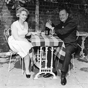 ENOCH POWELL AND WIFE AT HOME Y2K