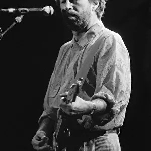 Eric Clapton singer / songwriter and guitarist performing at The Birmingham National