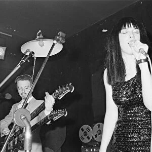 The Eurythmics perform at The General Wolfe, Foleshill, Coventry, Midlands