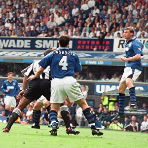 Everton v Newcastle Premiership Football 17th August 1996