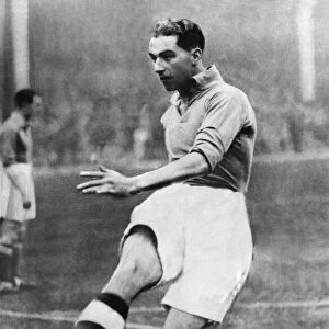 Everton and Wales international footballer Thomas George Jones. Circa 1946