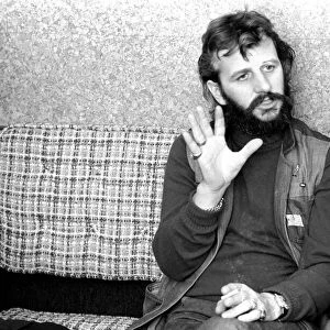 Ex Beatle Ringo Starr. April 1975 75-1771-001