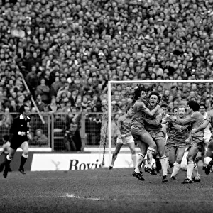 F. A Cup Football. Chelsea 2 v. Tottenham Hotspurs 3. F. A. Cup March 1982 LF08-16-090