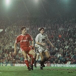 FA Cup 3rd round replay at Anfield. Liverpool 8 v Swansea City 0. Ian Rush
