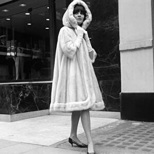Fashion Fur Coats Swinging Sixties February 1962 Models in the West End of London