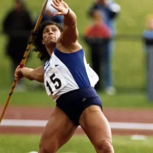 Fatima Whitbread British athlete circa 1988
