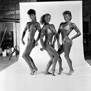 Female bodybuilders. 12th September 1987