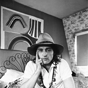 US Film Director Dennis Hopper seen here in London following the 1969 Cannes Film