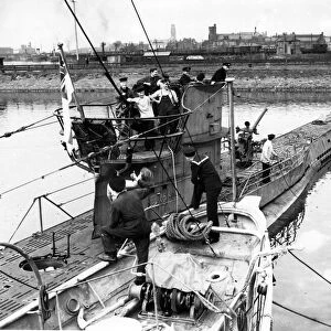 First U-Boat to be captured intact. Date unknown