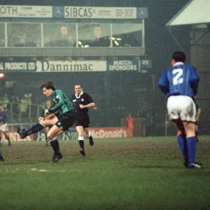 Football League Division 1 match, Oldham 1 - 0 Middlesbrough. 5th April 1995