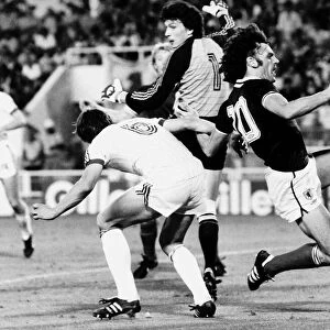 Football World Cup 1982 Scotland 2 Soviet Union 2 in Malaga