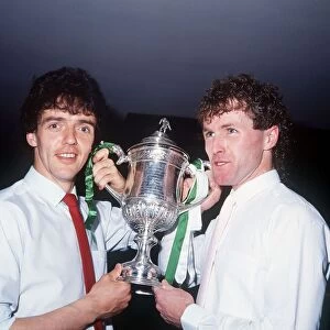 Frank McGarvey & Davie Provan with Scottish Cup May 1985