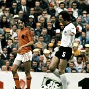 Franz Beckenbauer (West Germany) in World Cup Final against Holland the final