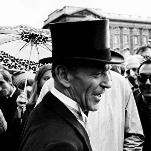 Fred Astaire - July 1968 outside Buckingham Palace - during the final scene of