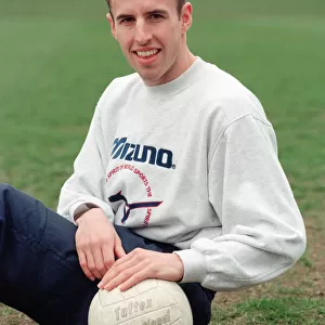 Gareth Southgate, footballer, pictured when he was a player at Aston Villa