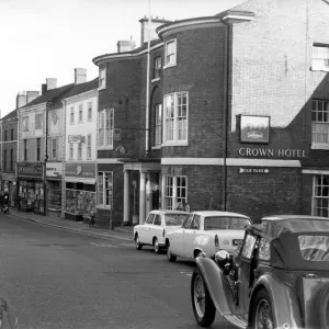 General views of Stone, Staffordshire. October 1971