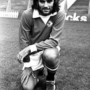 George Best Manchester United footballer 1972