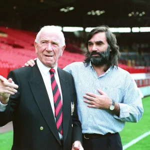 george best, former soccer player with sir matt busby. sept 90-7843