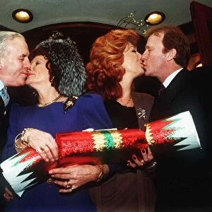 George Coleman with wife and Dennis Waterman with wife Rula Lenska at the Ritz