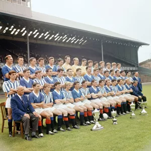 Glasgow Rangers, Photocall, August 1964. Front Row, left to right