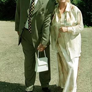 Gloria Hunniford presenter attends the wedding of Jolson star Brain Conley