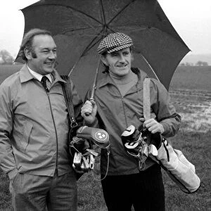 Graham Hill and Larry Webb. January 1975 75-00355-001