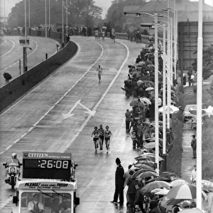The Great North Run 27 June 1982 - The leading pack of elite runners