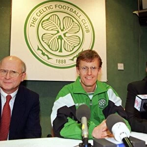 Harald Brattbakk December 1997 signs for Celtic football club Norwegian Internationalist