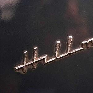 Hillman badge logo October 1997 Owned by Sam and Katrina McIntosh