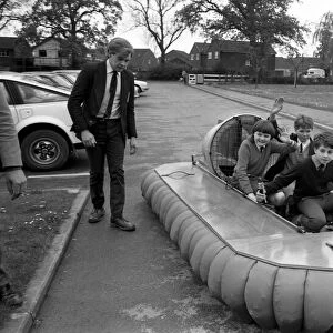 This hovercraft was built at Kenilworth Schools Abbey Hall by pupils and staff