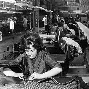 J Harvey Limited Clothing factory in Tredegar, Blaenau Gwent, southeast Wales